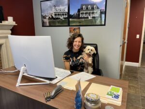 jessica marketing director and tim office mascot